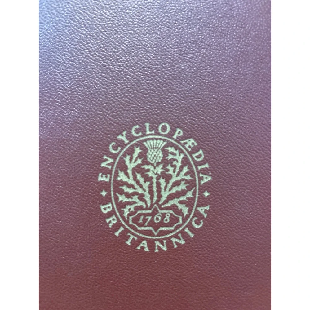 Encyclopaedia Britannica Book set Gunnery to Hydroxylamine‎ Burgundy Good